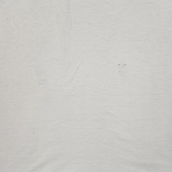 Vintage 80s BVD Single Stitch Blank Plain T Shirt Mens Large White Combed Cotton - Picture 8 of 11